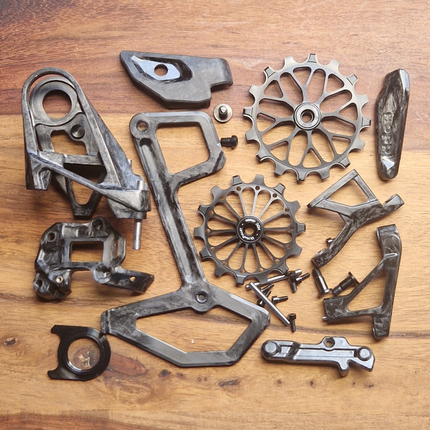 DIY Carbon Upgrade Kit Stage 3.1 For SRAM Transmission Derailleur ...