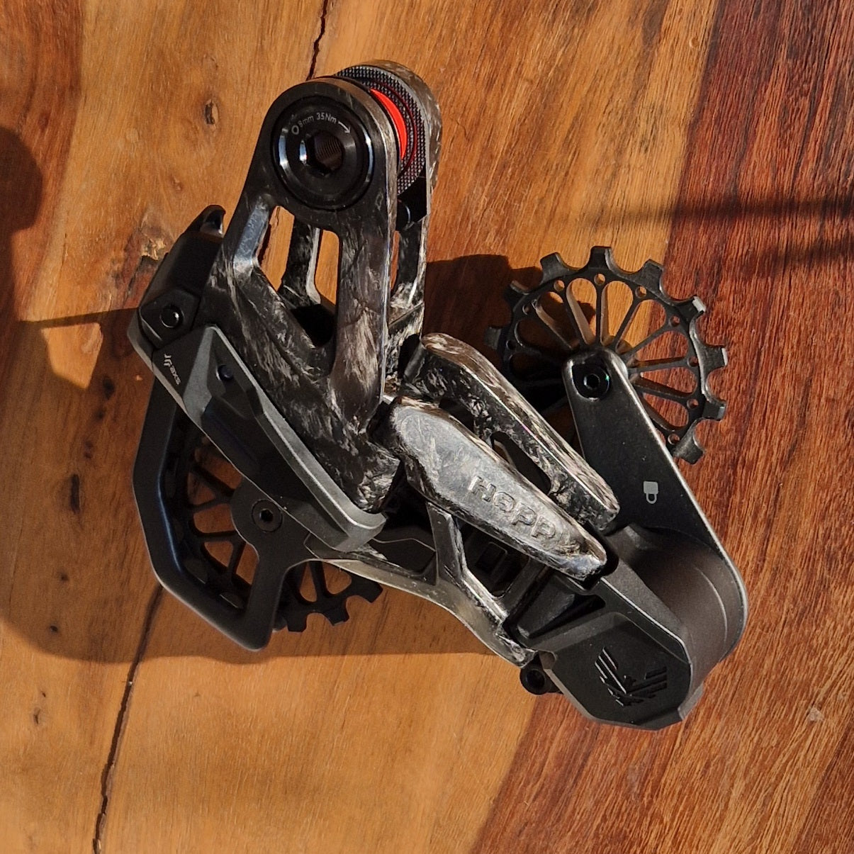 SRAM GX SL Eagle Transmission derailleuer with full carbon upgrade + extralite pulley wheels