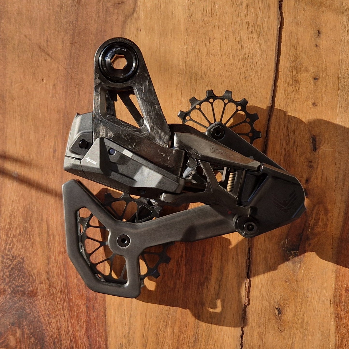 SRAM GX SL Eagle Transmission derailleuer with full carbon upgrade + extralite pulley wheels