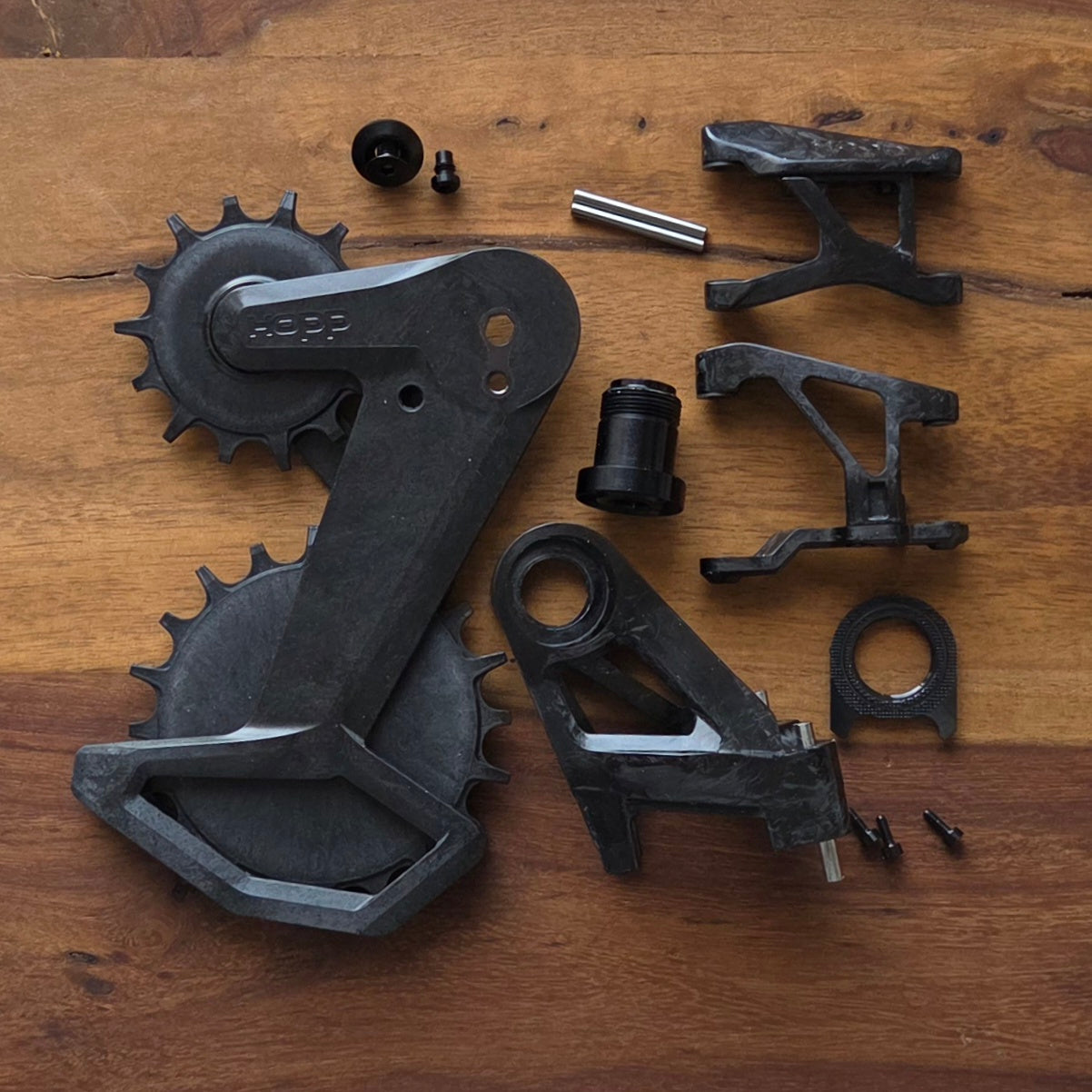 DIY carbon upgrade kit stage 3.1 for SRAM GX eagle transmission derailleur