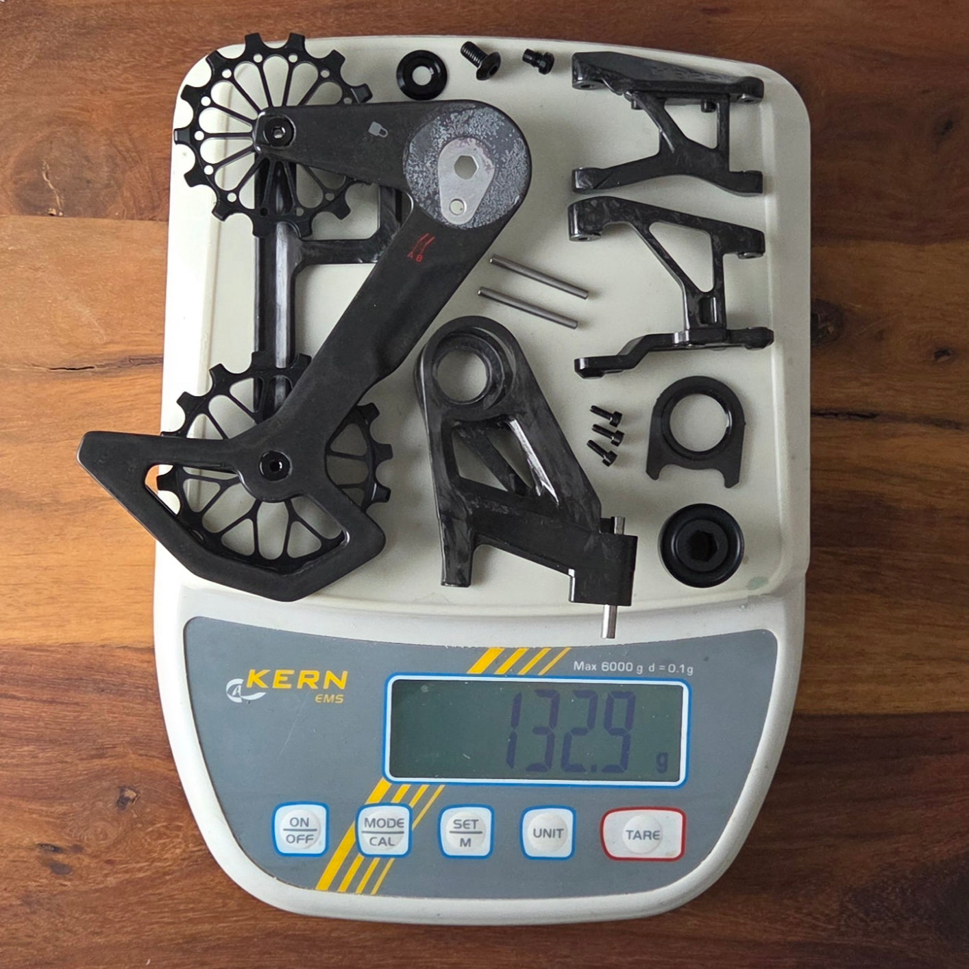 DIY carbon upgrade kit for SRAM GX SL transmission derailleur