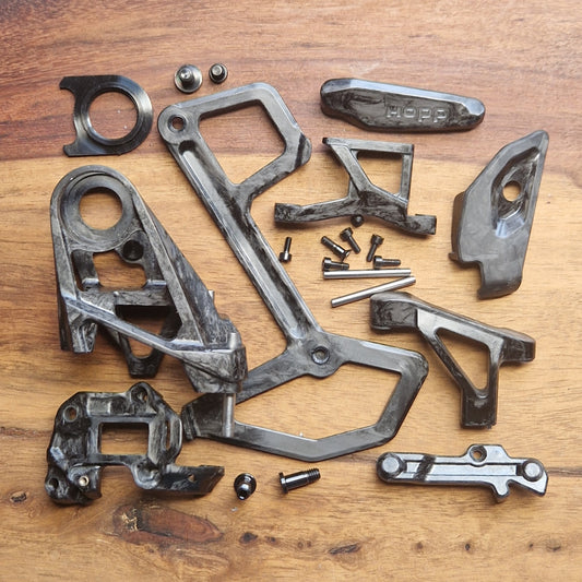 DIY carbon upgrade kit stage 3 for SRAM transmission derailleur