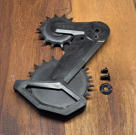 Carbon Oversized Pulley Cage for SRAM XPLR t-type derailleur