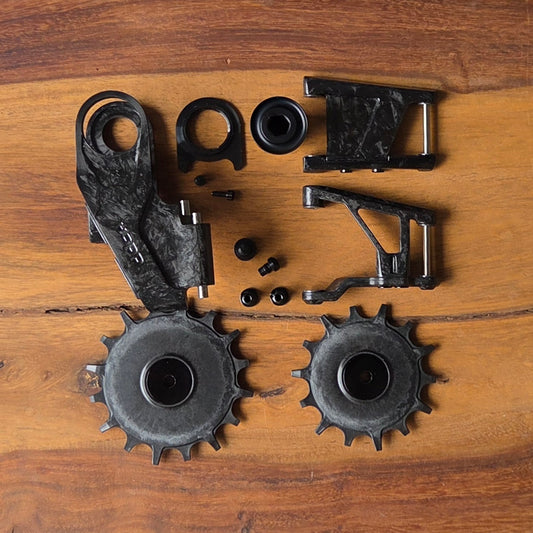 DIY carbon upgrade kit stage 3.1 for SRAM RED XPLR t-type derailleur